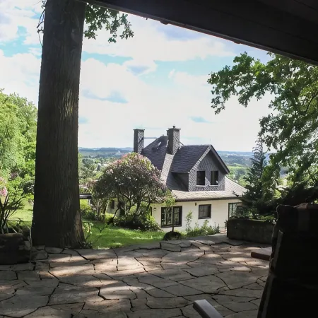 Forest hut with a view