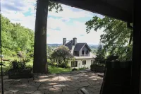 Forest hut with a view