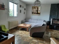 Family house 500 m from the sea
