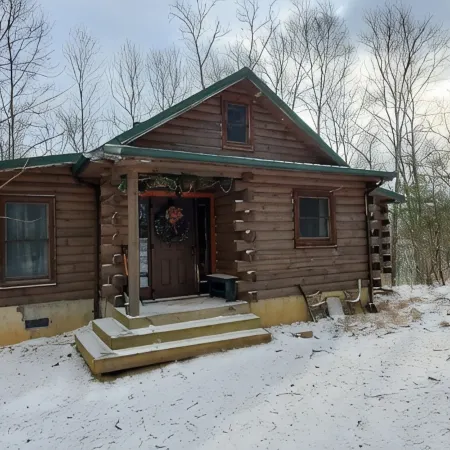 Cozy Cabin on 11 acres w/ Lake&Mtn Views. wifi, great cell svc moderated AC.