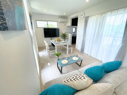 [Churaumi/Kouri] 1min Beach/Hotel-Quality Villa/Max 10ppl/2 Parking/White Cube Yagaji Okinawa - Villalar