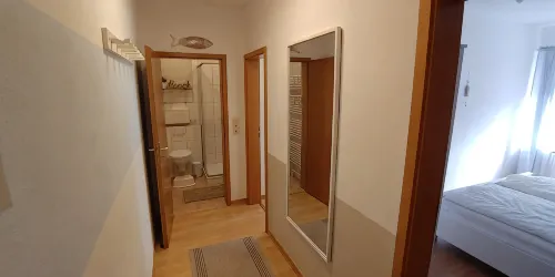 Cozy apartment "Flunder" with balcony and view of the greenery - 2-Star