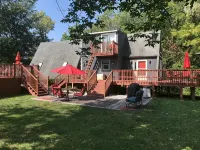 Relaxing, Cozy & Secluded One Loft Bedroom A-Frame w/ Private Summer Pool - 3-Star