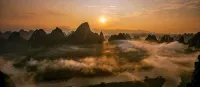 Yangshuo Jingran Landscape Hotel (Lijiang 20 RMB Scenic Spot) - pemandangan pegunungan