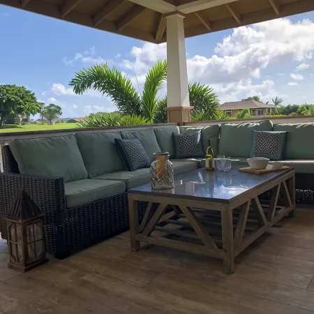 Beautiful & Spacious upstairs Apt in Poipu Beach Estates! One Bedroom with A/C!