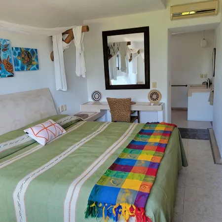 My Zihua Dream is a PENTHOUSE CONDO just steps from La Ropa Beach,  2 BR 3.5 BA
