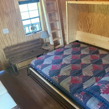 Big Mike's Cabin on the lake, next to ball diamonds nestled in 3 -cabin village