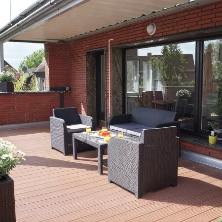 comfortable, 3and 1/2 rooms, apartment with large sun terrace