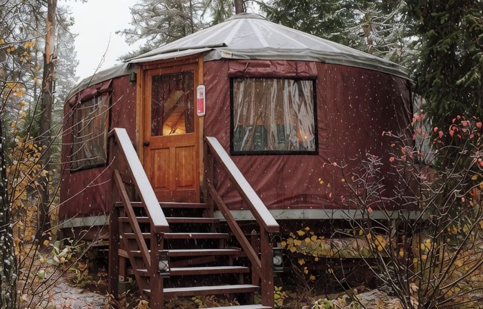 Brand New Yurts in the wilds of MT-Stay @ GNP like no other! 7mi. from W Glacier