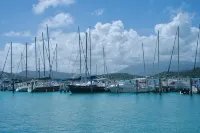 Private Island 1BR Condo with Oceanview, Pool View, 500MB WiFi & A/C