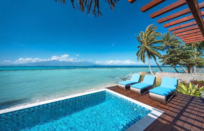 Tohora by Tahiti Homes 5-bedroom beachfront villa with swimming pool.