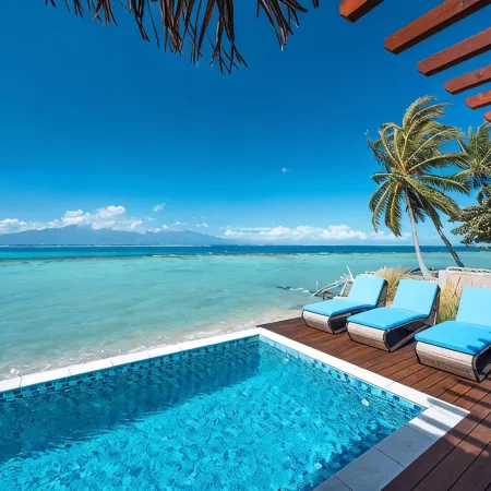Tohora by Tahiti Homes 5-bedroom beachfront villa with swimming pool.
