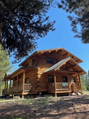 Log Cabin in the Pines near Happys Inn MT!