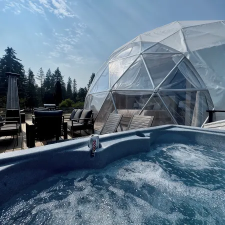 Lux Glacier Dome•Hot Tub•Sauna•Walk 2 FlatheadLake•45 mins from Glacier