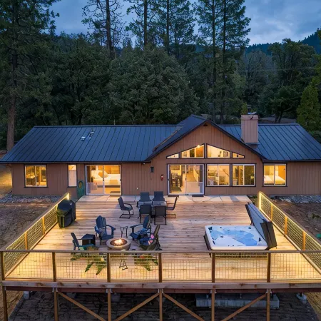 Mountain Retreat on 5 Acres with Nature Views, Deck, Hot Tub, EV Charging