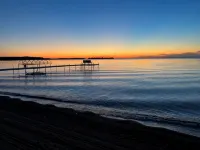 Leech Lake - Beach campfire sunsets and Prime Fishing and Swimming Getaway