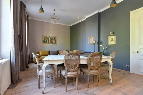 Haussmann apartment 100 m2 - Great comfort - Colmar center, quiet. - ห้องครัว