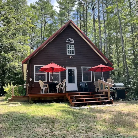 Knotty pine log cabin - boating, fishing, ATV trails and hiking!