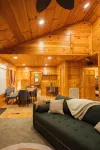 Peaceful Mountain Log Cabin Getaway with Hot Tub! - Chalets