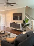 “The Blue Lagoon” a 3-bedroom townhome in charming Lake Charles with AC, WiFi - 4-Star