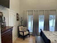 Beautiful new house nestled in a private and fenced 30 acres nature sanctuary.