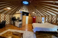 Gray Yurt in Hocking