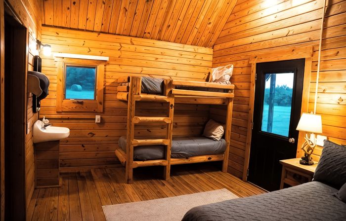 Charming cabin with loft, porch swing, AC, and WiFi on 295-acre peaceful retreat