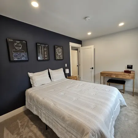 5 bed 2.5 bath w/ detached game room. Open concept, spacious for large groups.