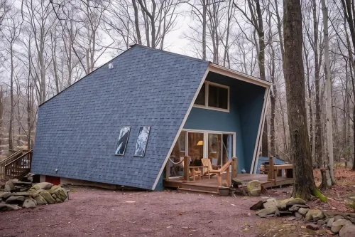 Lake Naomi A-Frame Cabin, Pet Friendly, - シャレー