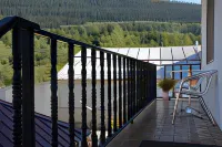 House in Mestia - Bergblick