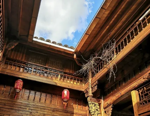 Quzhou Laijia Dazhai Tianjing Homestay - วิวภูเขา