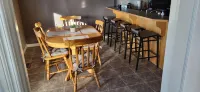 Spacious 4-bedroom townhome in charming Red Deer with WiFi, AC