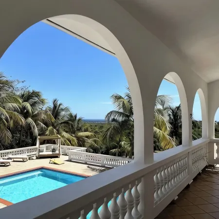 Spanish style farmhouse with 6 bedrooms, pool, incredible views in Vieques!