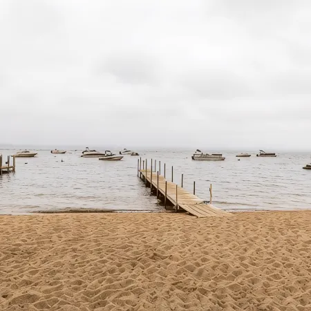 Cheerful Single Level Home w/ Shared Beach on Sebago Lake!