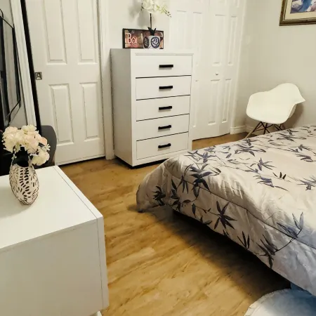 Luxurious 2 Bedroom with King and Queen bed and 1.5 Bathroom sleeps 6.