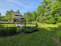 Sunny Alpine Suite • Walk to Lake • Private Deck •  Yard and Gardens w/Fire Pit