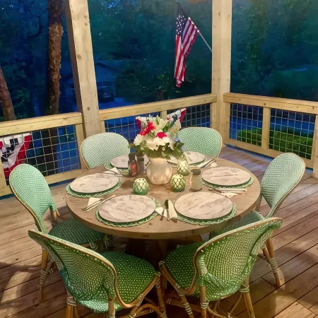 Designer Cottage-Highlands-Amazing Outdoor Living Spaces-Fireplace-Pet Friendly