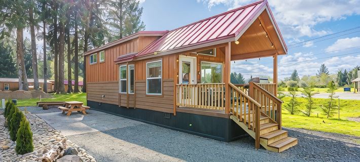 Rainforest Retreat Tiny Home: Bohemian Cottage Hotels in Forks
