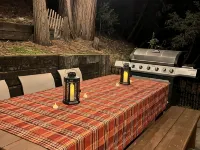 Romantic, Pet-Friendly Cabin. 5-min walk to Lake. 2 BBQ + 2 Decks + Fire Pit/EV 크레스틀린 호텔