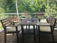 Apartment Seeloft with balcony and direct lake view on the Möhnesee -  Privatzimmer