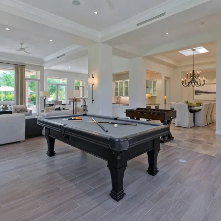 Contemporary PGA West Retreat on Greg Norman Course with West Mountain Views