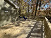 Secluded mountain home on over 10 wooded acres, modern, WiFi and pet friendly! - 3-Star