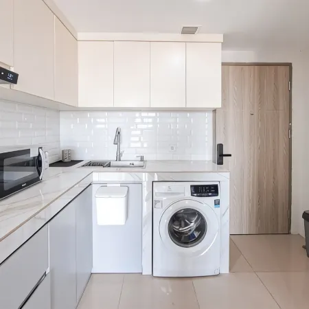 Trendy 1BR Apartment at Anwa Residence By Travelio