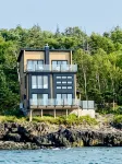 Bay of Fundy Retreat with Oceanfront Hot Tub & Wood-Burning Stove - Wi-Fi