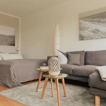 Newly renovated apartment, lake view, directly on the south beach, WLAN & beach chair included