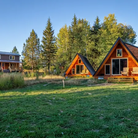 Glacier Nat'l Park A-frame w/ hot tub- ElkCalf Mountain A-Frame, GNP basecamp!