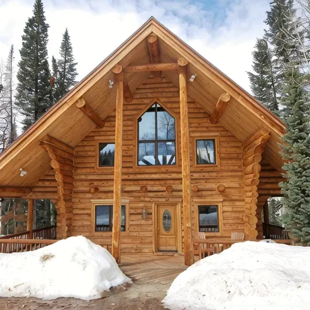 NEW ABSOLUTE TRANQUILITY! Log cabin, professionally decorated, stunning view