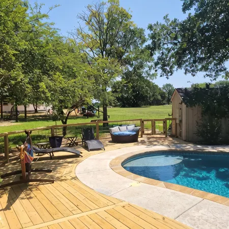 The Bunkhouse at Woodland Escape. Paradise meets countryside with pool & hot tub