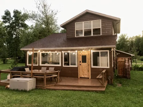 Cozy Mod Cabin On Turtle Lake! No Pets Allowed - Chalets