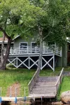 Pristine  views in peaceful bay on 5 Lake Chain.  pontoon rental available - Wifi